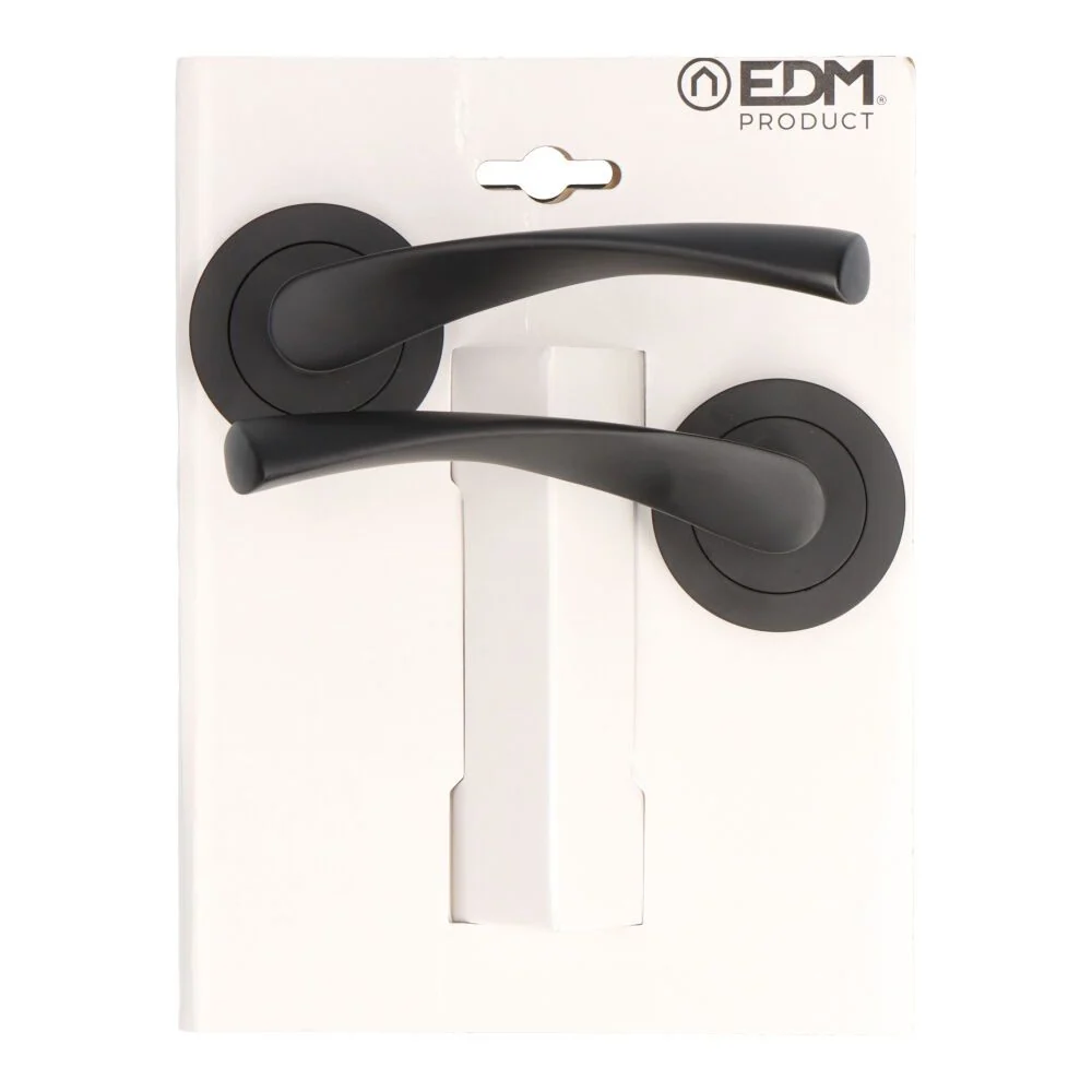 JUEGO ROSETA 707 NEGRO ø 50 x 125 mm EDM