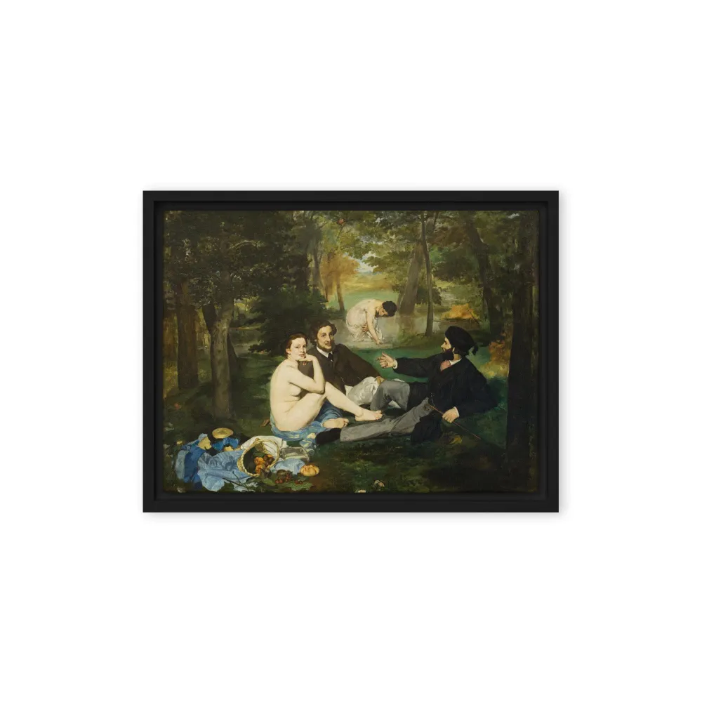 Lienzo - Almuerzo sobre la hierba, Edouard Manet