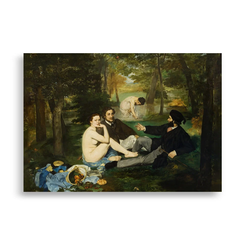 Póster - Almuerzo sobre la hierba, Edouard Manet