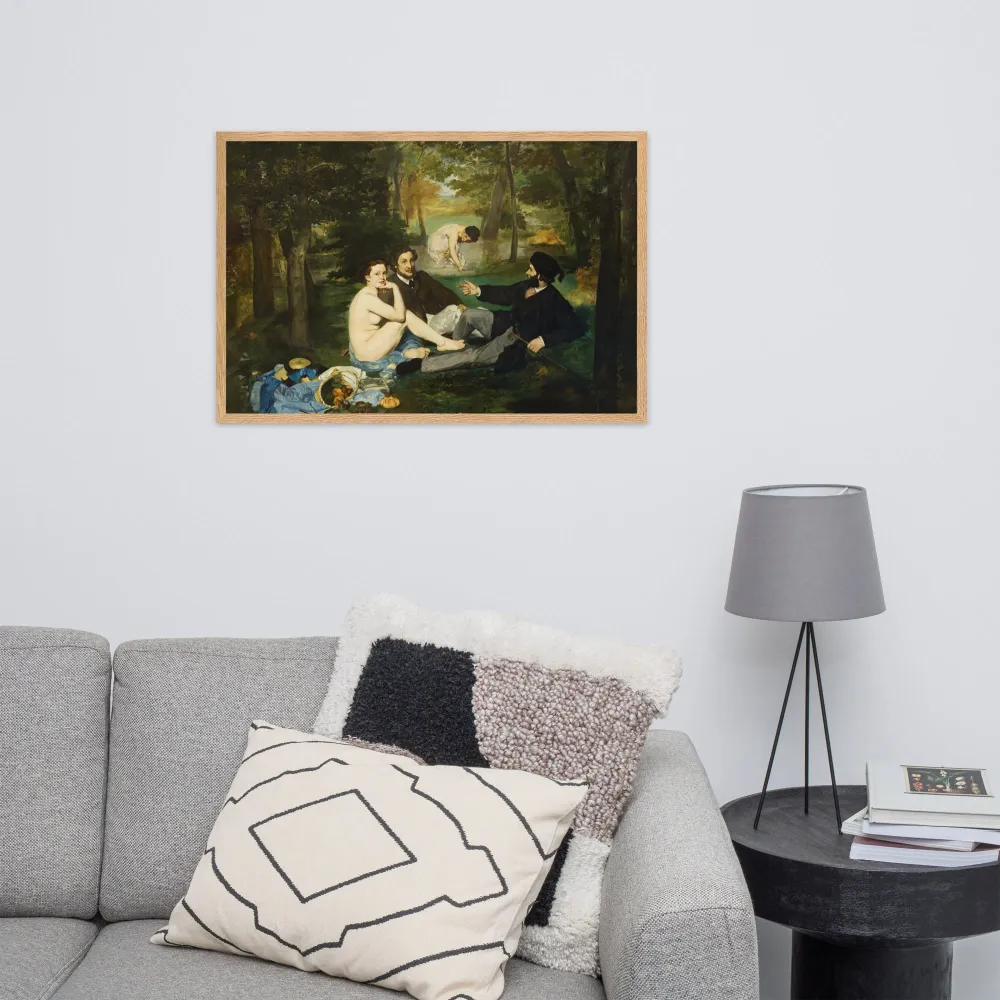 Póster - Almuerzo sobre la hierba, Edouard Manet