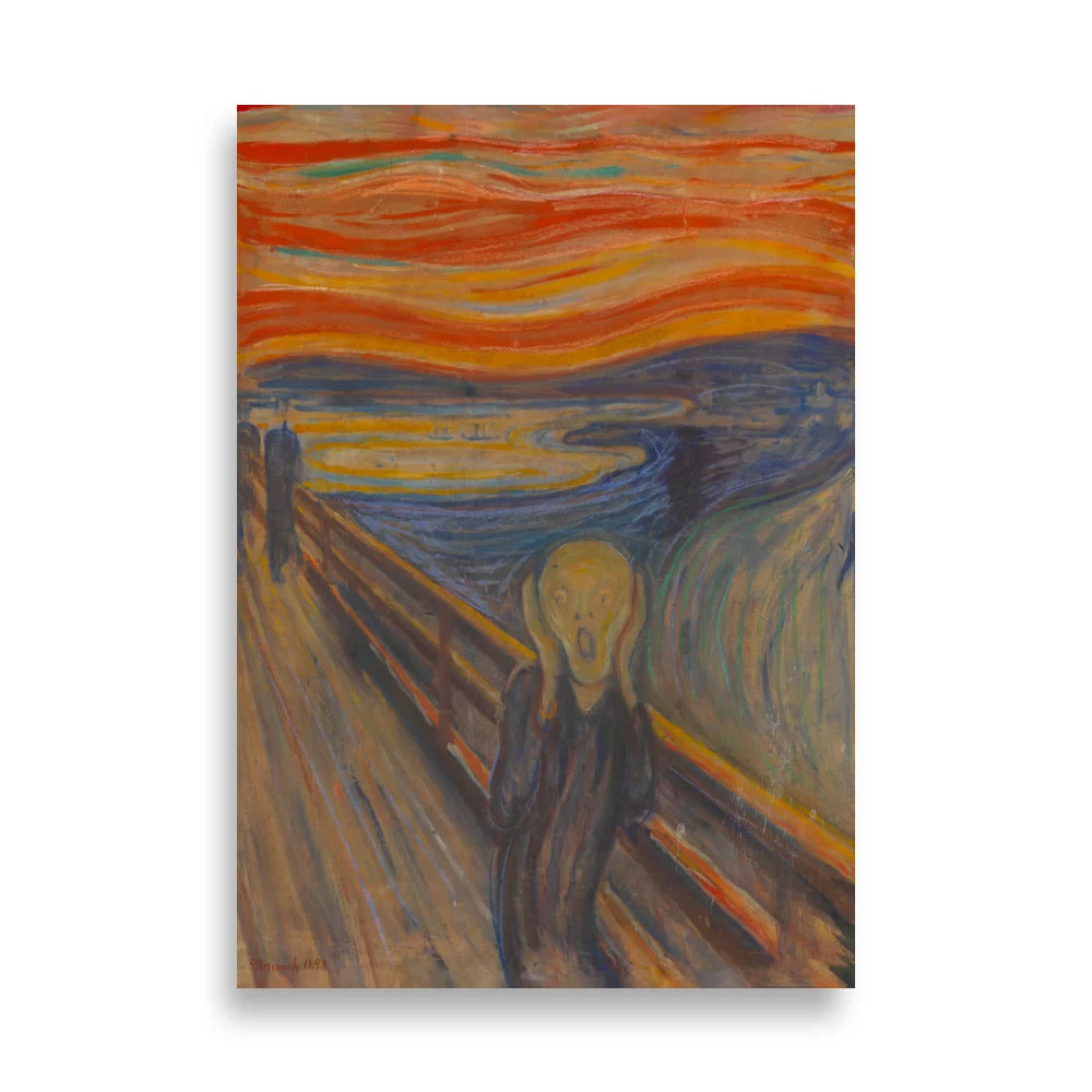Edvard Munch, El Grito - Póster