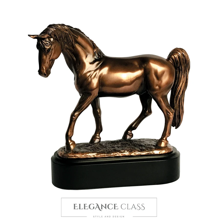 Figura Decorativa Caballo poliresina Elegance Class Elements