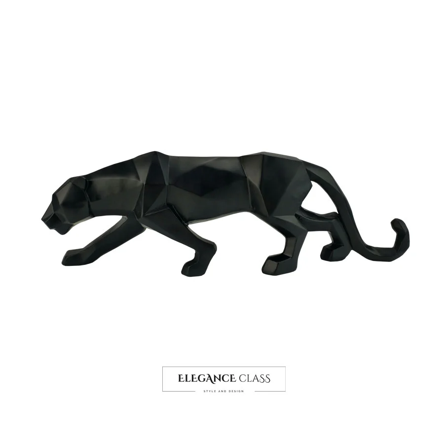 Figura Decorativa Pantera Negra Elegance Class