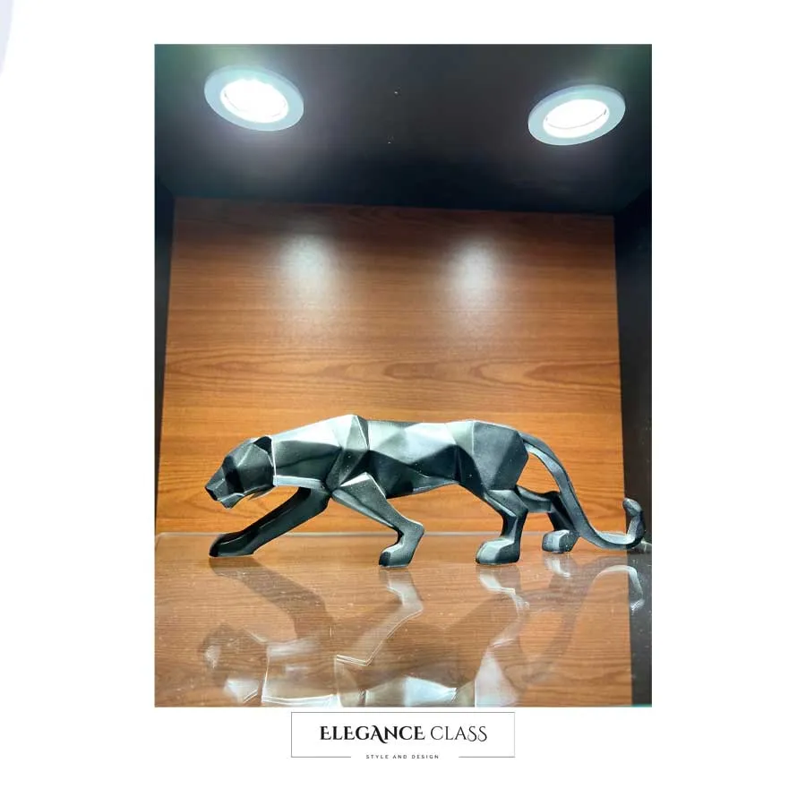 Figura Decorativa Pantera Negra Elegance Class