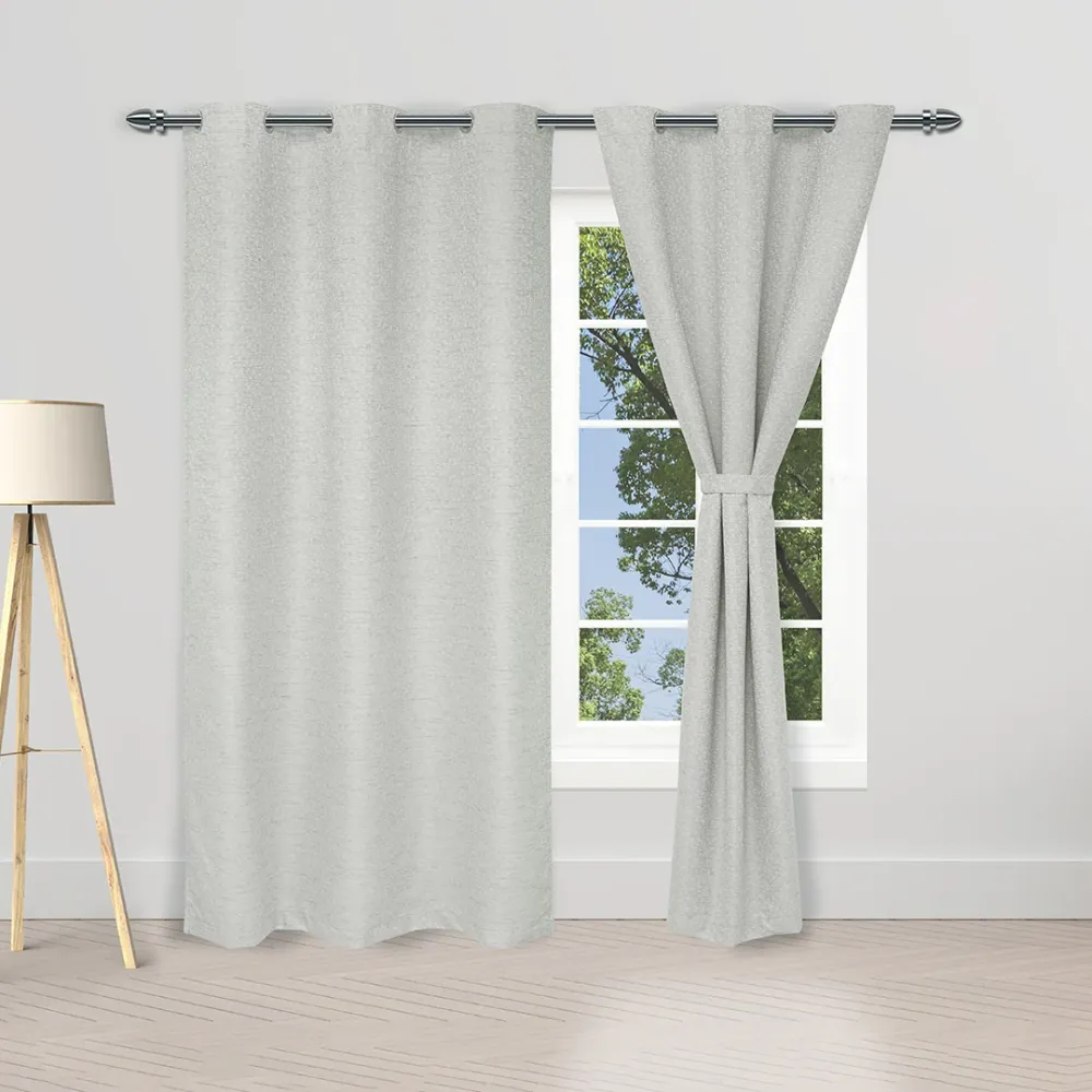 Cortina Taipei Black Out Gris eleganthome