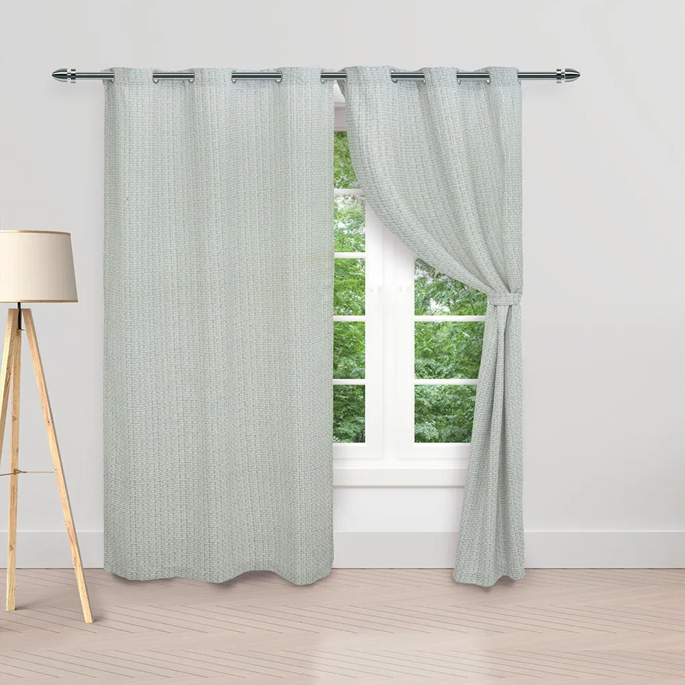 Cortina Yute Argolla Gris eleganthome