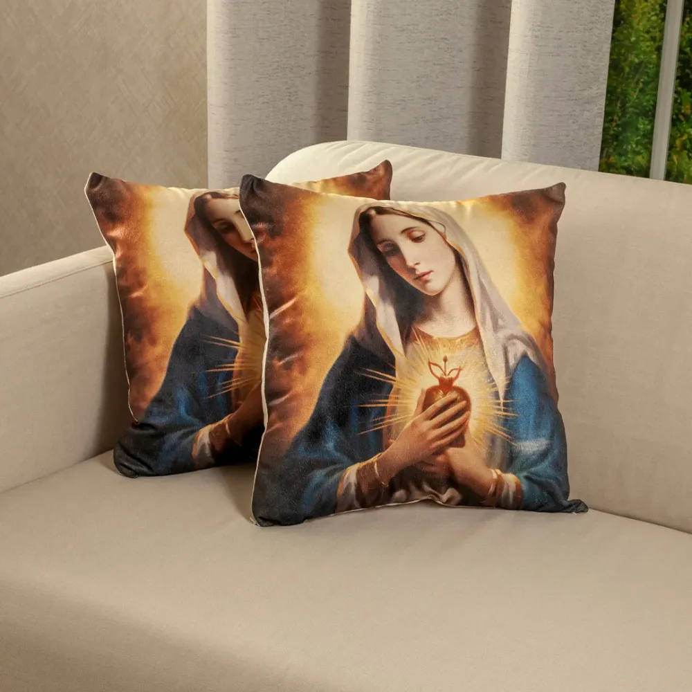 Forro Cojín Jardín Del Edén Virgen eleganthome