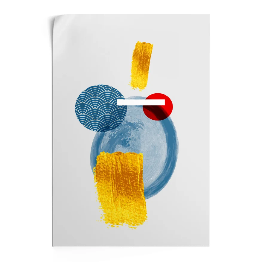 4 Elementos Cuadríptico Poster