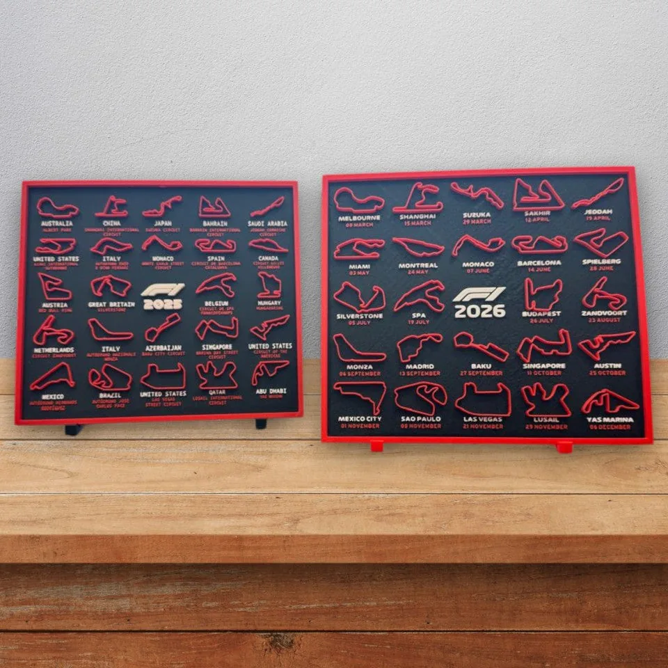 Calendario Fórmula 1 Energia 3D