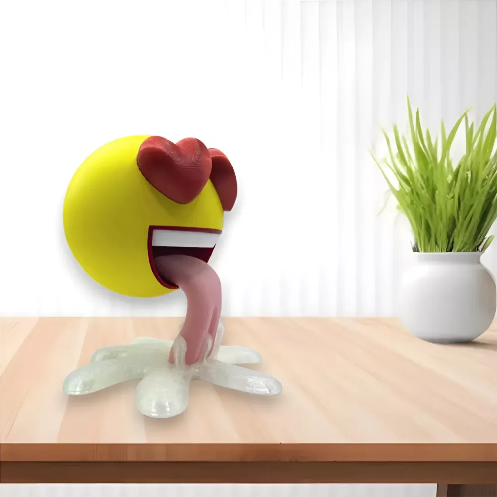 Emoji Enamorado Decorativo Energia 3D