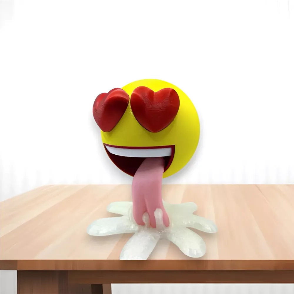 Emoji Enamorado Decorativo Energia 3D