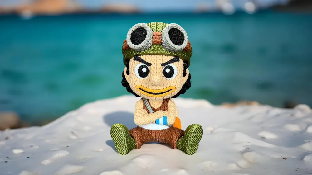Figura Usopp efecto Crochet - One Piece Energia 3D