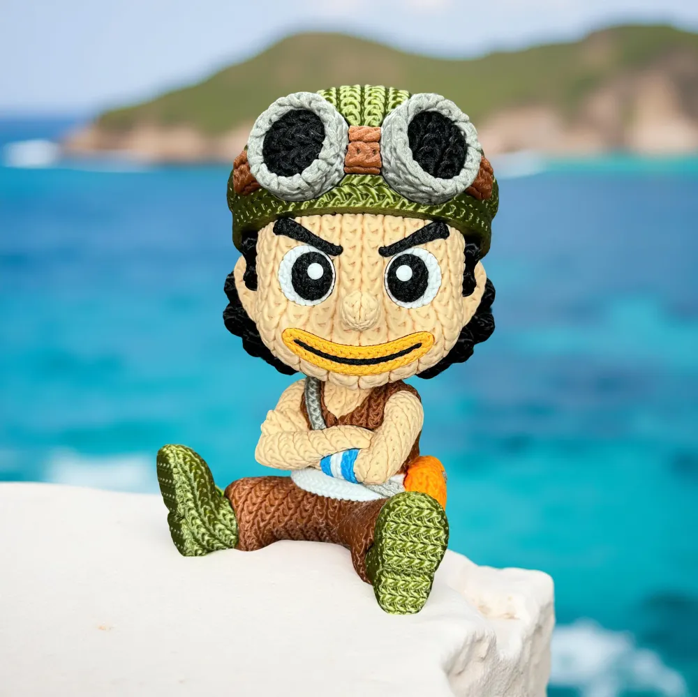 Figura Usopp efecto Crochet - One Piece Energia 3D