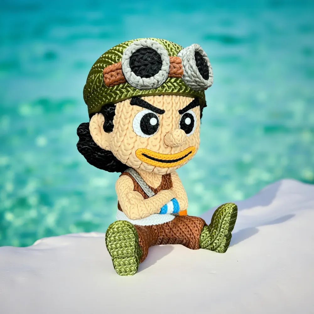 Figura Usopp efecto Crochet - One Piece Energia 3D