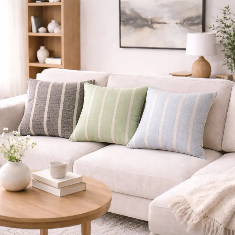 Cojín decorativo texturizado Verde enkasa.pe