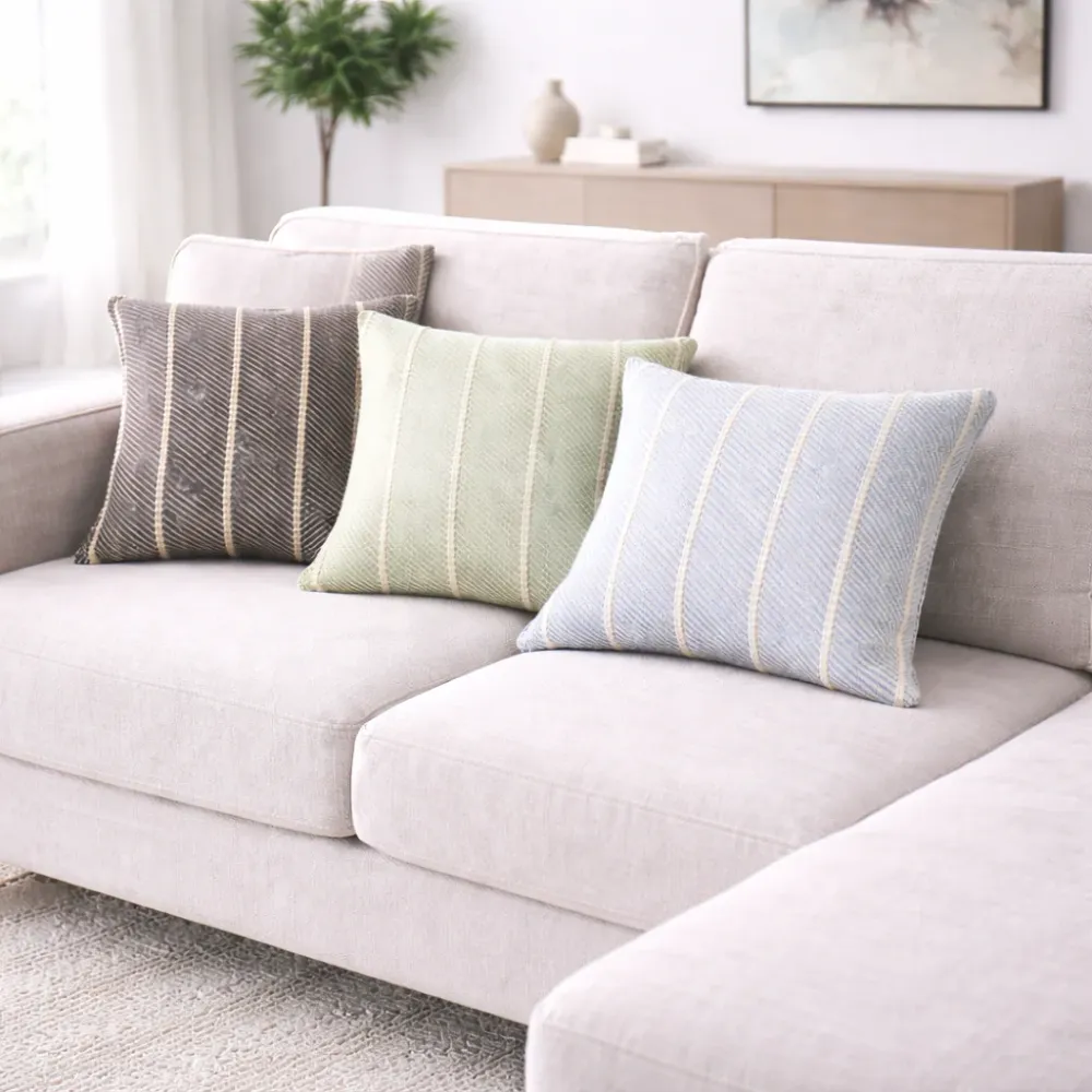 Cojín decorativo texturizado Verde enkasa.pe