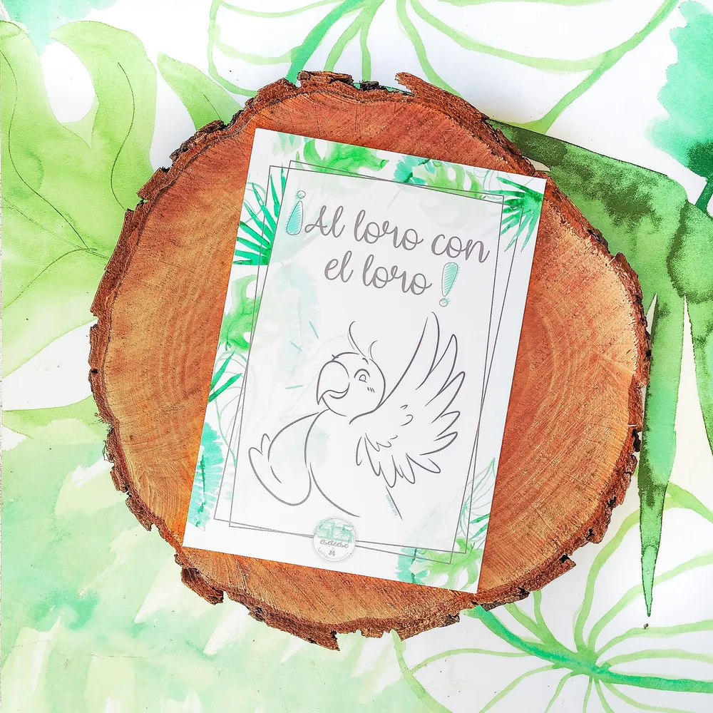 CARTEL "AL LORO CON EL LORO" esetéese