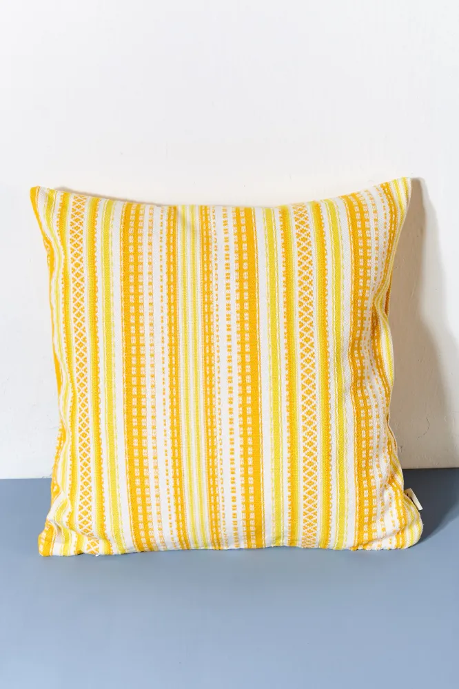Funda cojín alpujarra amarillo 50cmx50cm eturelmadrid