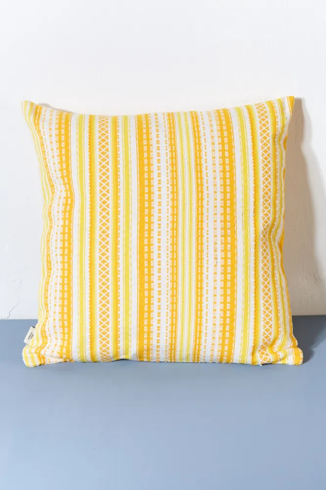 Funda cojín alpujarra amarillo 50cmx50cm eturelmadrid
