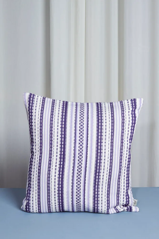 Funda cojín alpujarra malva 50cmx50cm eturelmadrid