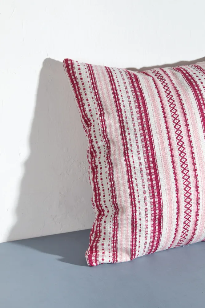 Funda cojín alpujarra tonos rosas 50cmx50cm eturelmadrid