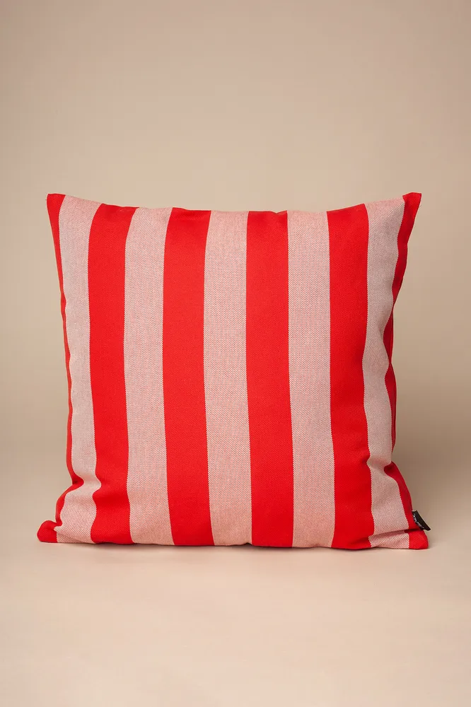 Funda cojín lona toldo rojo 50cmx50cm eturelmadrid
