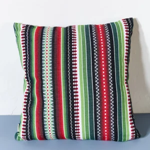 Funda cojín tejido manchego verde 50cmx50cm eturelmadrid