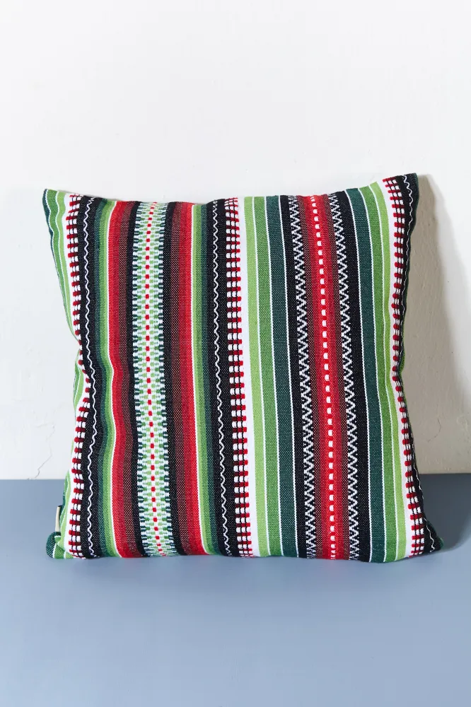 Funda cojín tejido manchego verde 50cmx50cm eturelmadrid