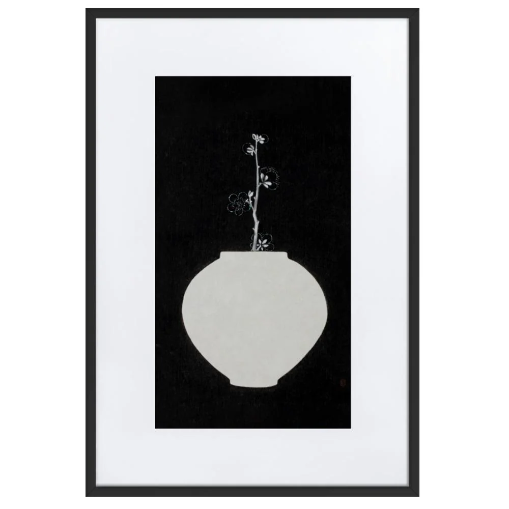 Llenando de luz 13 - Póster en marco con paspartú Negro Eunhee No