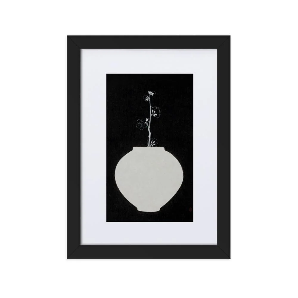 Llenando de luz 13 - Póster en marco con paspartú Negro Eunhee No