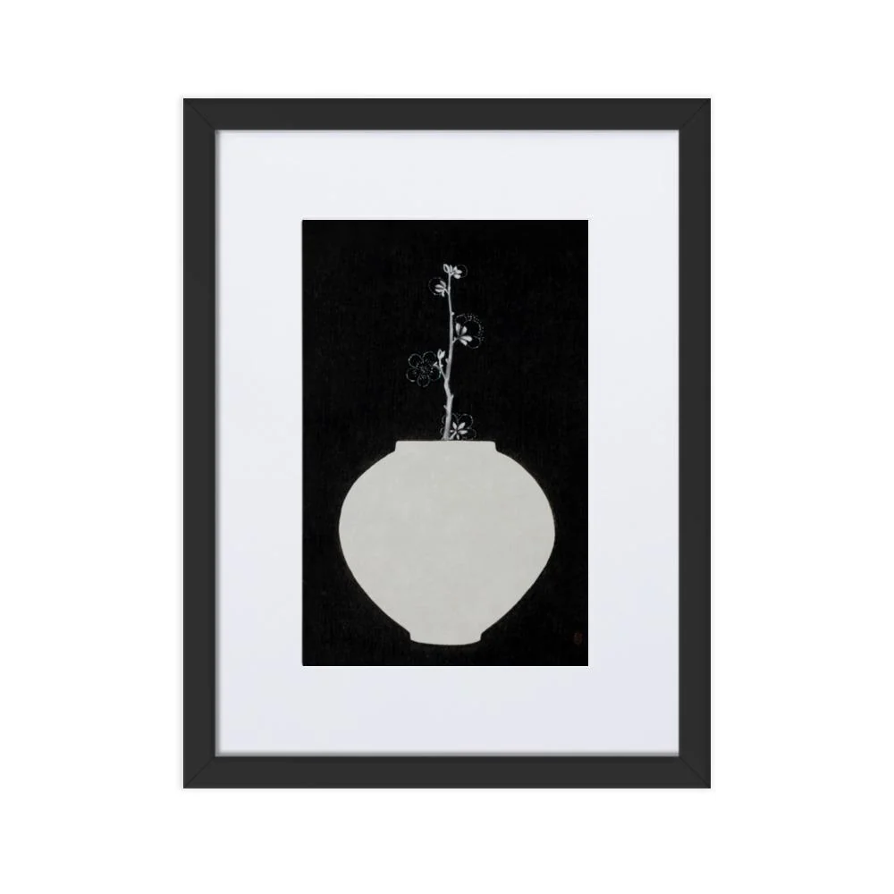 Llenando de luz 13 - Póster en marco con paspartú Negro Eunhee No