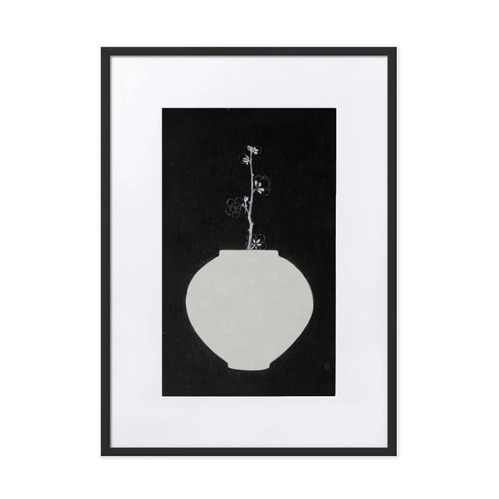 Llenando de luz 13 - Póster en marco con paspartú Negro Eunhee No
