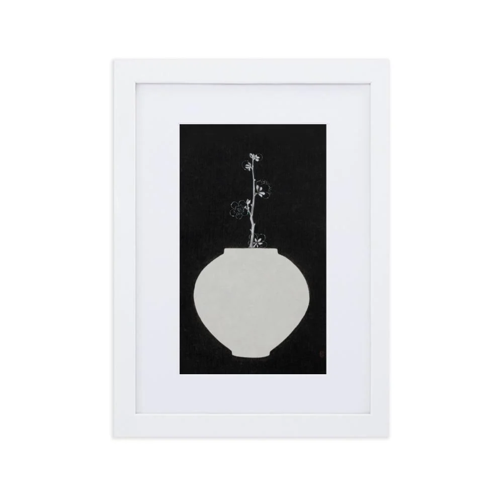 Llenando de luz 13 - Póster en marco con paspartú Negro Eunhee No