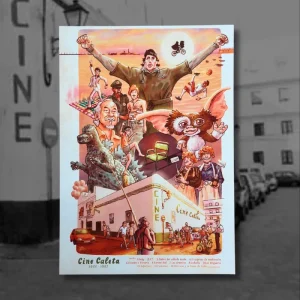 Lámina Cine Caleta de Cádiz Fabio Castro