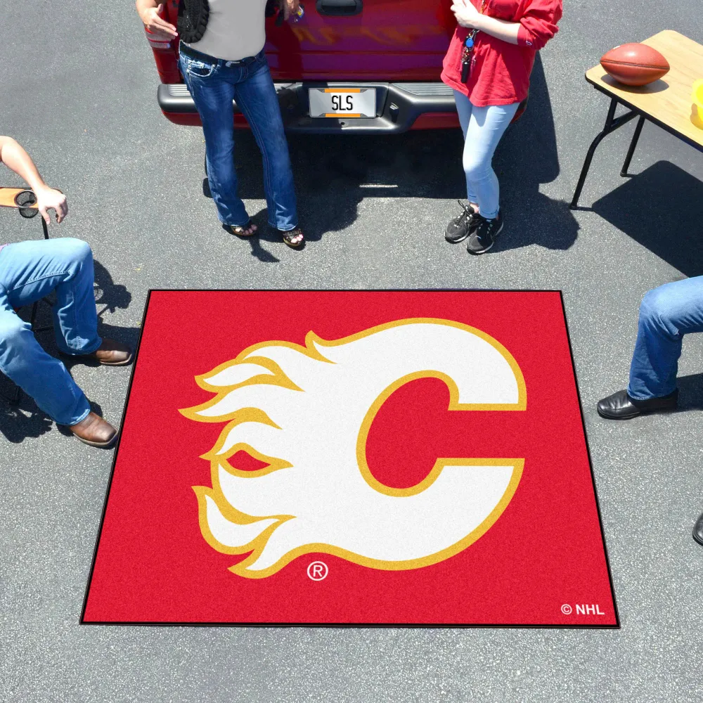 NHL - Alfombra Calgary Flames - 5 pies x 6 pies. FANMATS