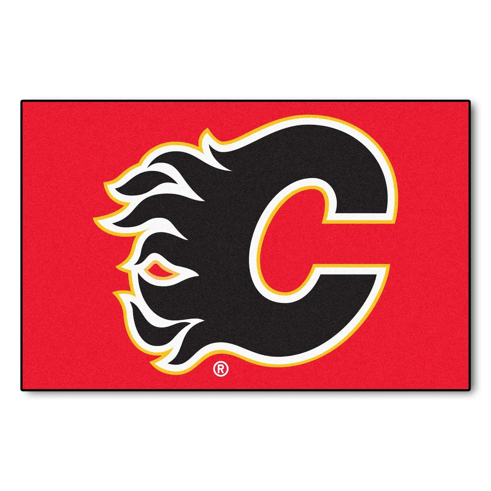 NHL - Alfombra Calgary Flames - 19 pulgadas x 30 pulgadas. FANMATS