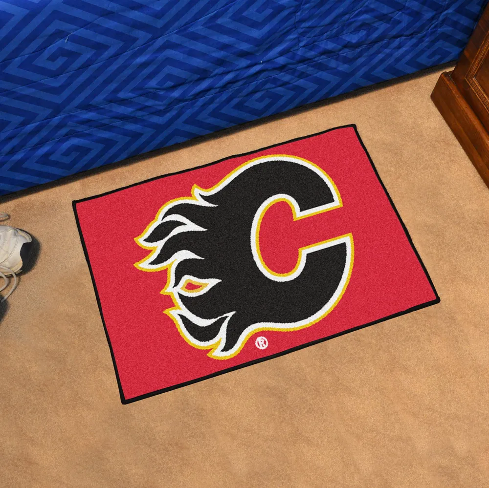 NHL - Alfombra Calgary Flames - 19 pulgadas x 30 pulgadas. FANMATS