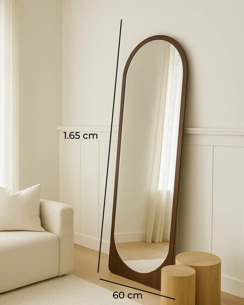 ESPEJO DECORATIVO PARA TU CASA O NEGOCIO CON DISEÑO MINIMALISTA 60*165 CM CALIDAD 10/10 MDF Fantasy Color