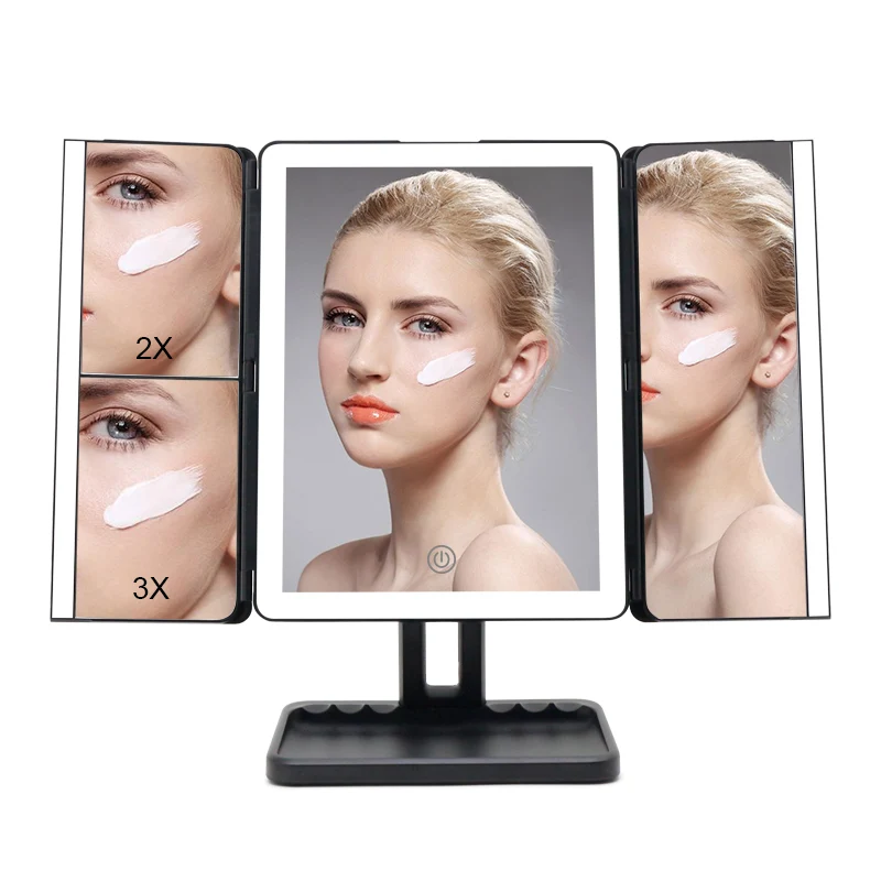 Espejo LED Tri Fold Glow Fascinate