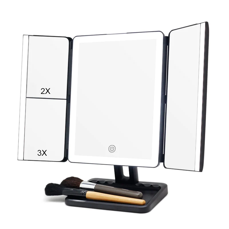 Espejo LED Tri Fold Glow Fascinate