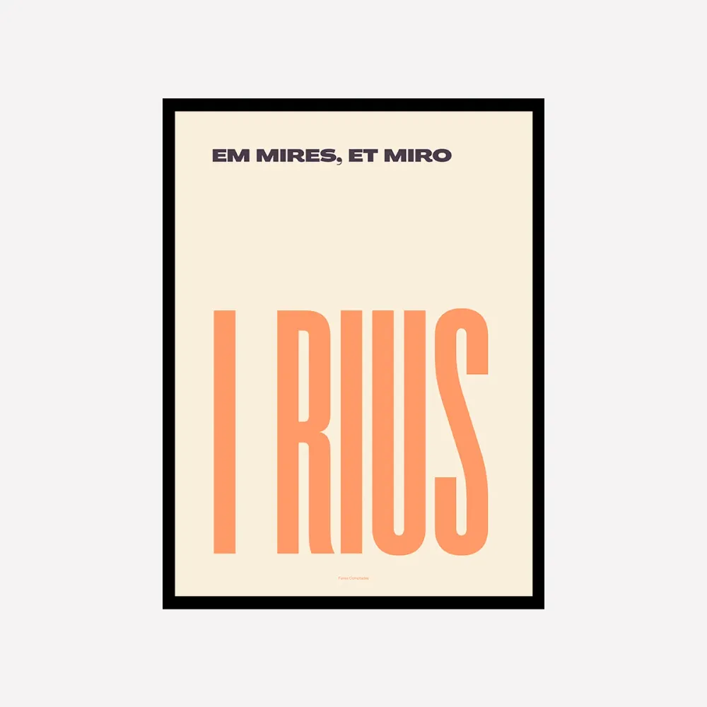 I Rius Beige Art Print Faves Comptades