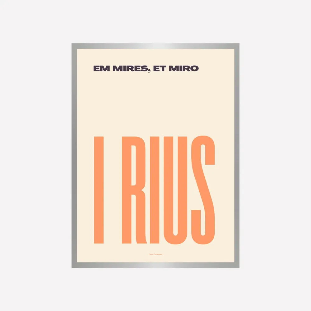 I Rius Beige Art Print Faves Comptades