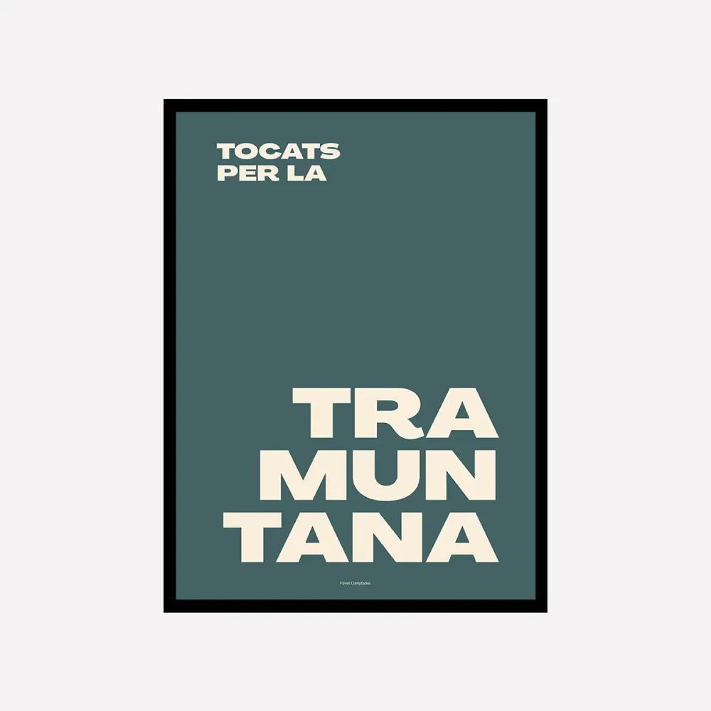 Tramuntana Azul Art Print Faves Comptades