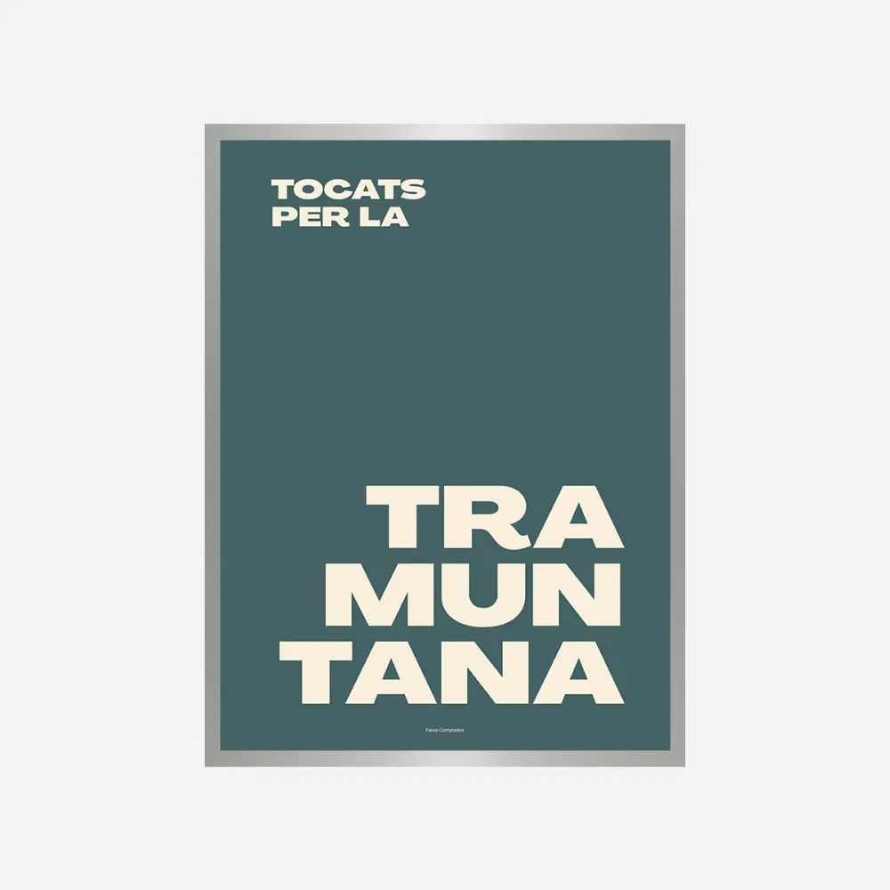 Tramuntana Azul Art Print Faves Comptades