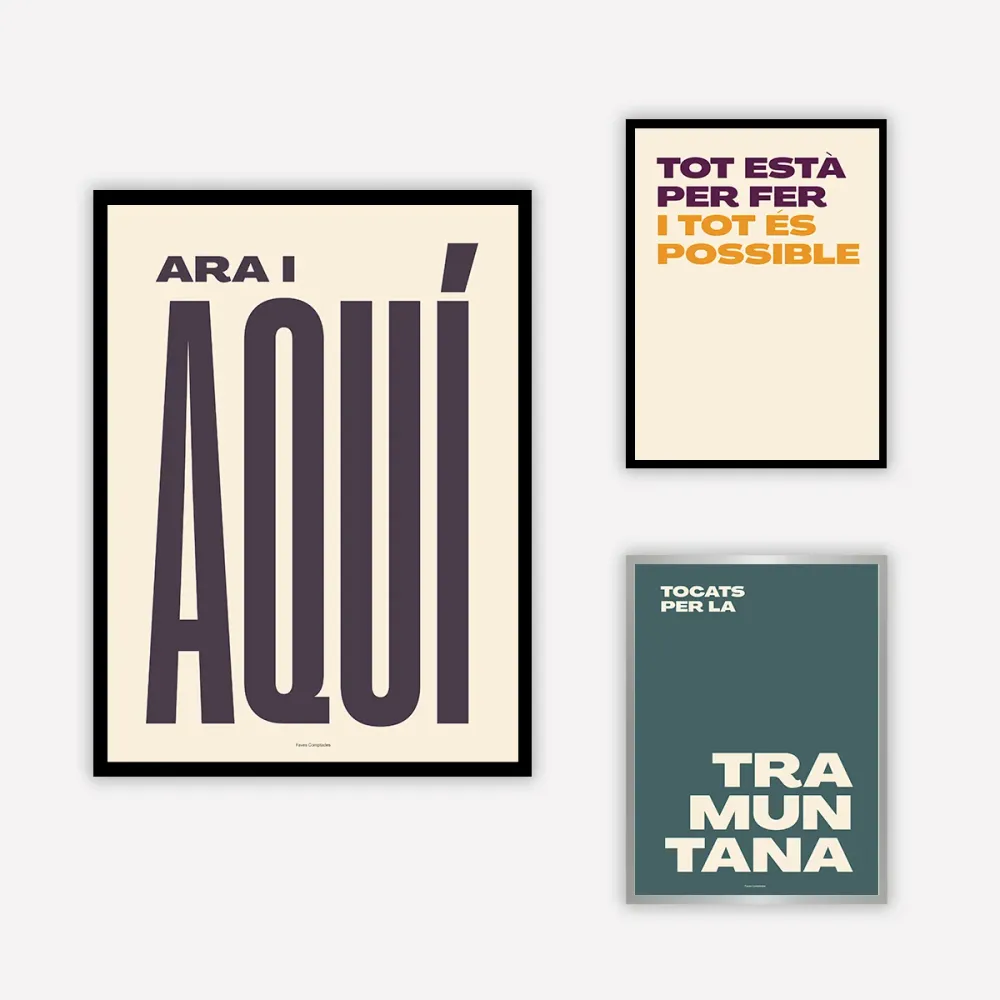 Tramuntana Azul Art Print Faves Comptades