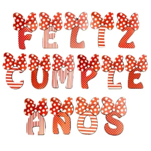 Guirnalda Feliz Cumpleaños Humitas Rojo 1 Unidad 3.5 Metros 1 Unidad Feco