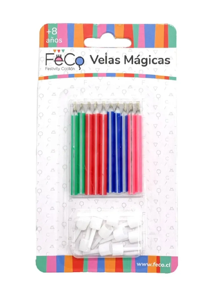 Vela Magica 10 Piezas 1 Unidad Feco