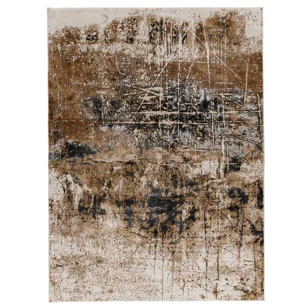 Tapete Decorativo Carat 1055C Beige / Café – Abstracto · Interior 152x244cm FEIZY