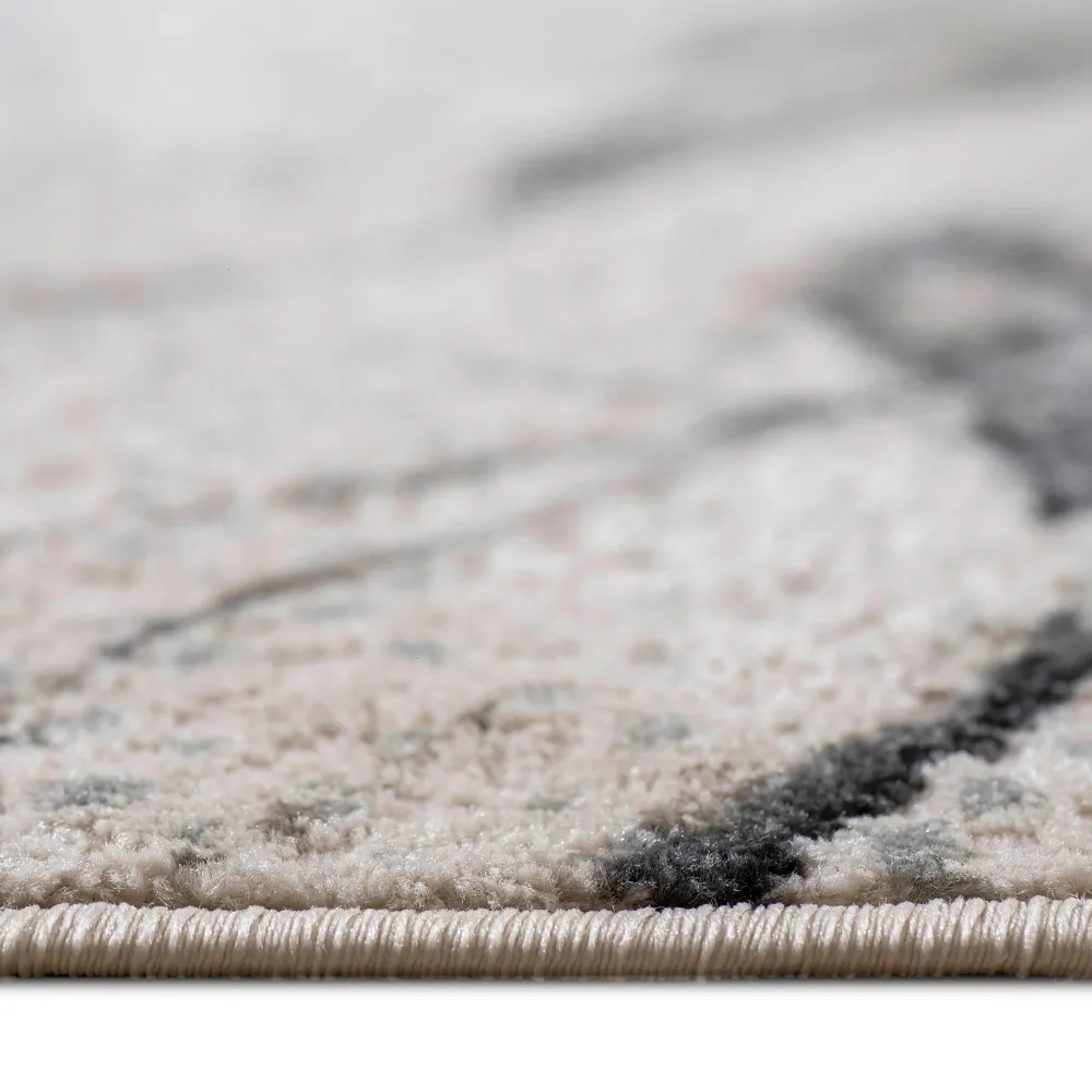 Tapete Decorativo Kale 1058C Negro / Gris – Abstracto · Interior 152x244cm FEIZY