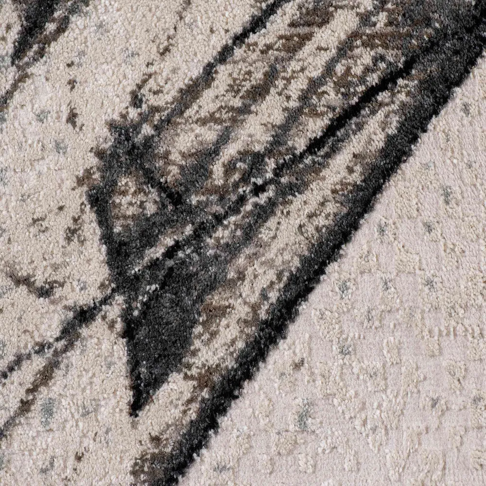 Tapete Decorativo Kale 1058C Negro / Gris – Abstracto · Interior 152x244cm FEIZY